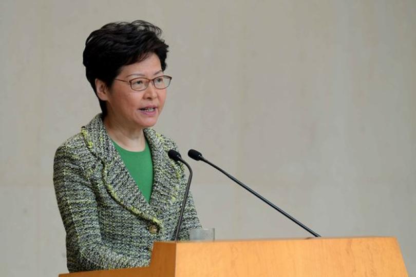 特首冀首場社區對話和平進行