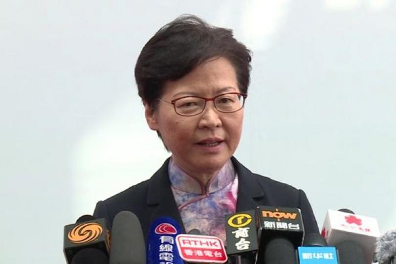 特首：不同意惠譽下調香港評級