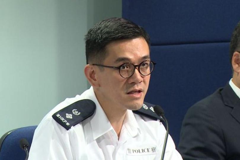 警方：拘捕依法執行